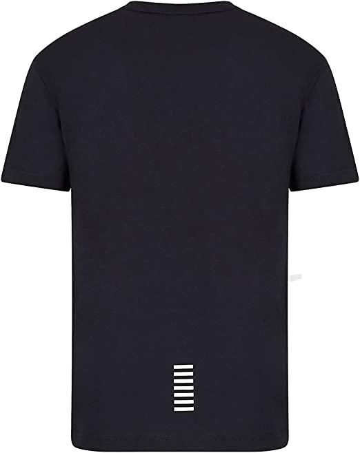Emporio Armani T-shirt 8NPT51 PJM9Z  LOGO Blu 2