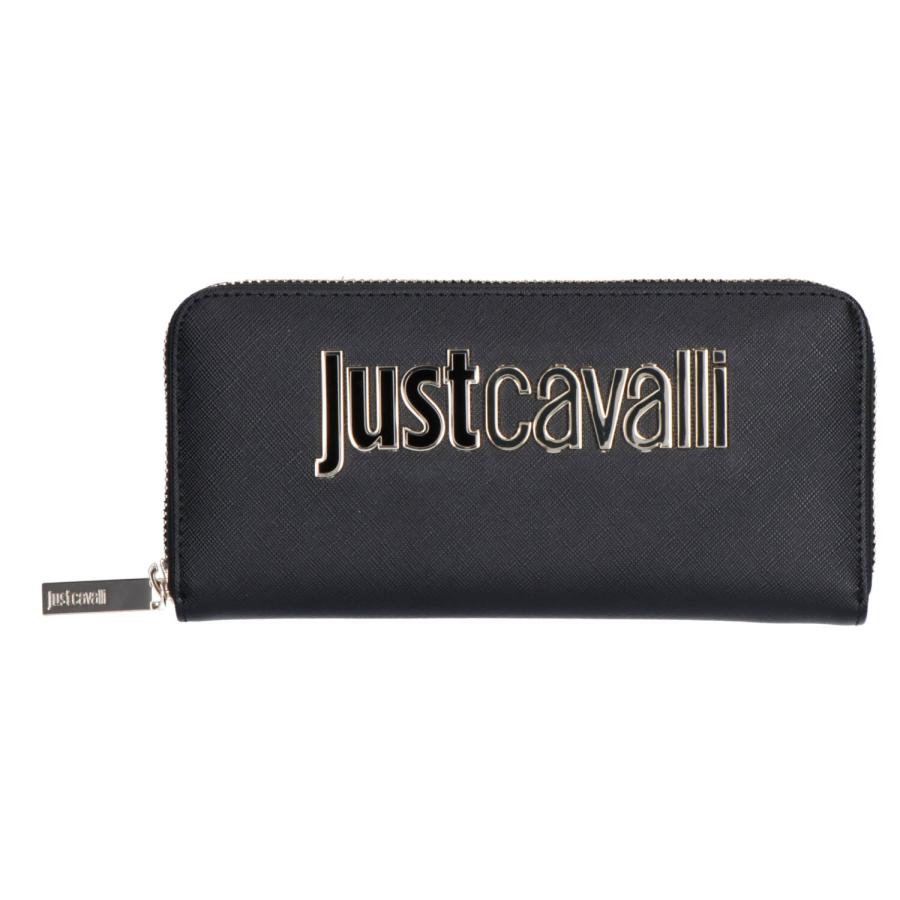 Just Cavalli Portafogli JC B METAL LETTERING STYLE 12 wallet Nero 1