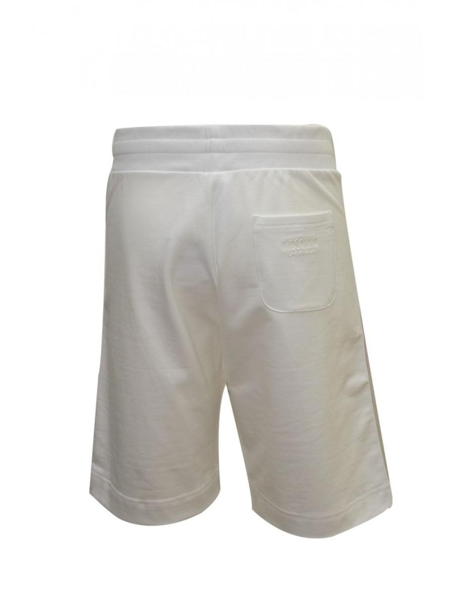 Moschino Bermuda 4409 BANDA LATERALE  Bianco 3