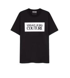 T-shirt 74GAHF07 R LOGO SQUARE Nero