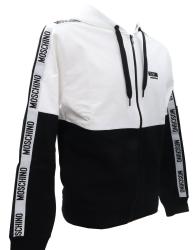 Felpe Felpa con Cappuccio e Cerniera V1A1721 Bianco