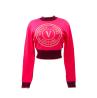 Maglioni 75HAFM21 WOOL V EMBLEM Fucsia