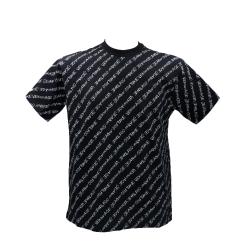 T-shirt 75GAH6R0 INTERLOCK PRINT Nero