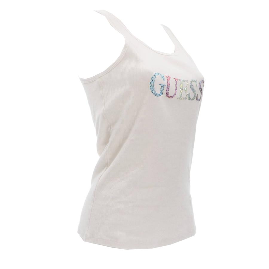 Guess Canotte W3GP43K9I51 COLORFUL LOGO Bianco  2
