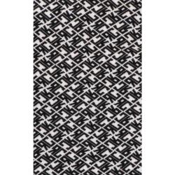 Sciarpe SCARF MANAK Bianco Nero Logo