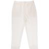 Pantaloni PANTALONE STRETTO ZIP Bianco Panna