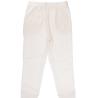 Pantaloni PANTALONE STRETTO ZIP Bianco Panna