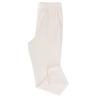 Pantaloni PANTALONE STRETTO ZIP Bianco Panna