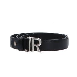 Cinture REAL LEATHER BELT BROGELOS Nero