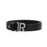 Cinture REAL LEATHER BELT BROGELOS Nero
