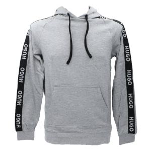 SPORTY LOGO HOODIE Grigio