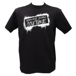 T-shirt 75GAHT14 LOGO GRAFFITI Nero
