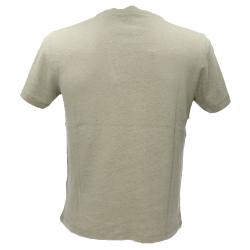 T-shirt TE2727SS girocollo Lino Verde Chiaro