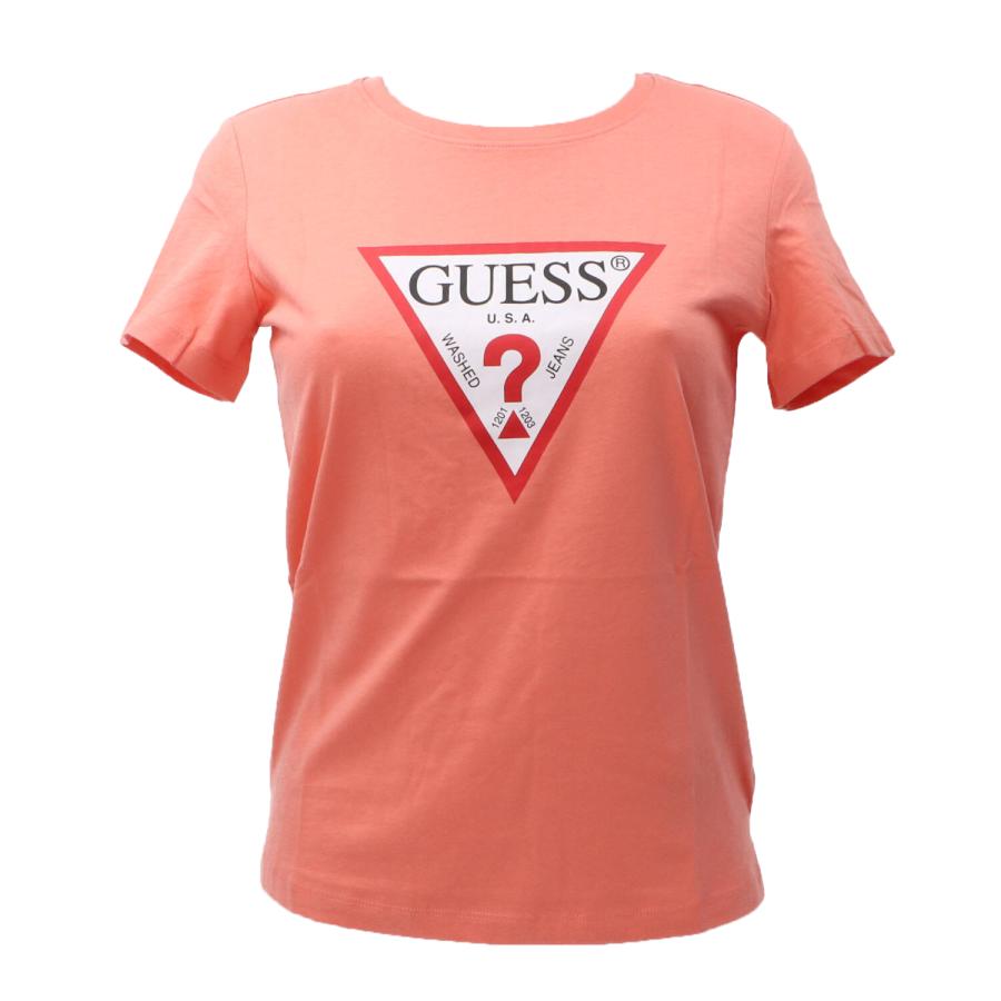 Guess T-shirt SS CN ORIGINAL TEE Arancione Salmone 1