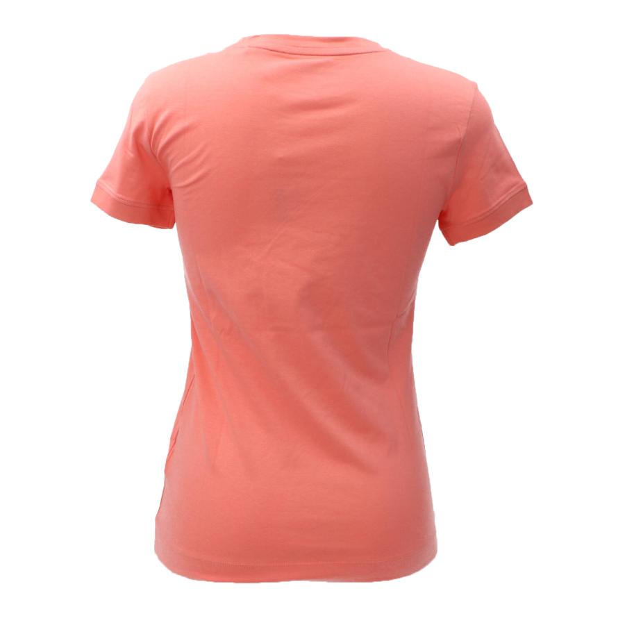 Guess T-shirt SS CN MINI TRIANGLE TEE Arancione Salmone 3