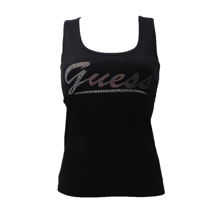Guess Canotte LOGO TANK TOP Nero 1