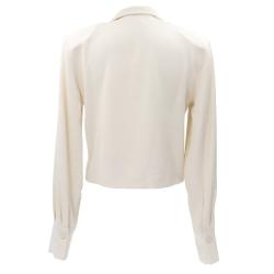 Camicia L020 CAMICIA FLUIDO CREP Bianco Panna