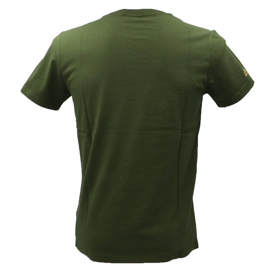 Sun 68 T-shirt T34141 BEACH BIG LOGO S/S Verde Scuro 3