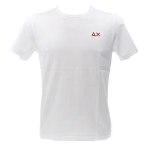 T34140 BEACH LOGO S/S Bianco