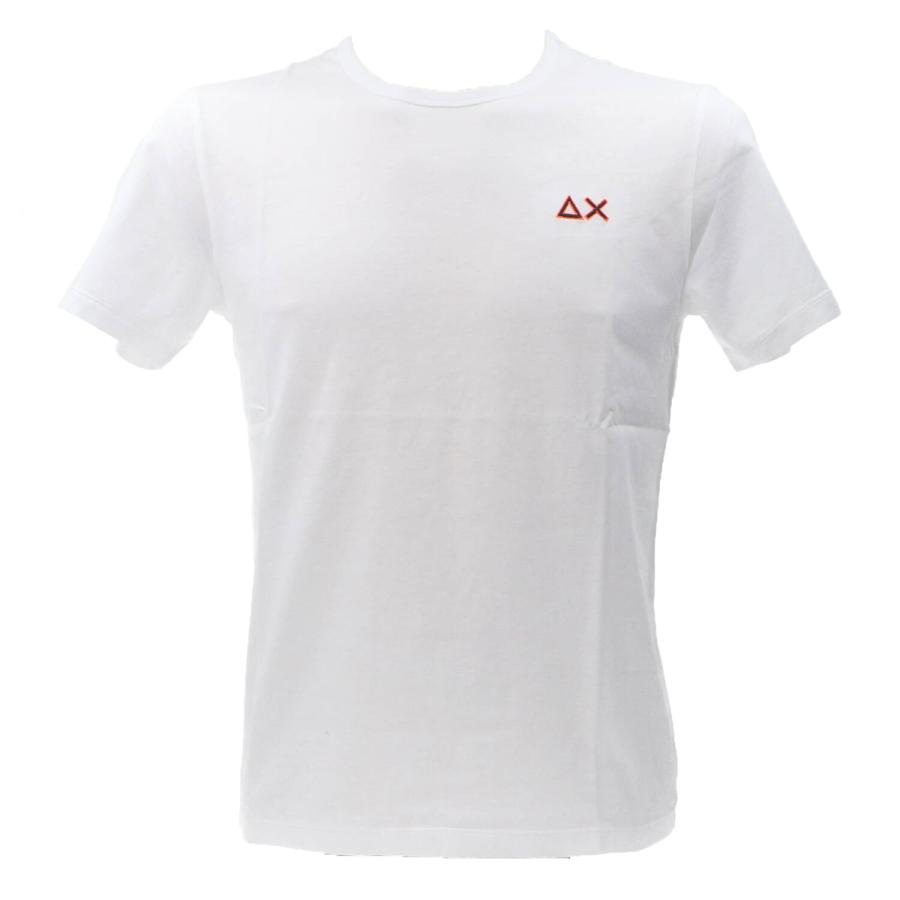 Sun 68 T-shirt T34140 BEACH LOGO S/S Bianco 1