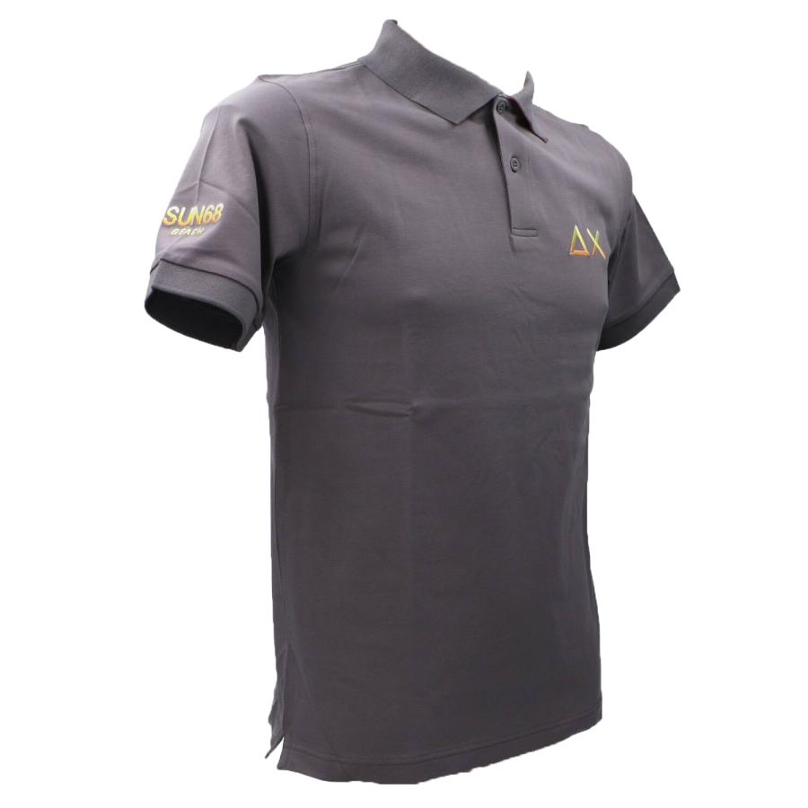 Sun 68 Polo A34141 FANCY ON CHEST BEACH S/S Grigio 2