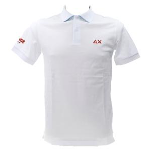 A34140 LOGO BEACH S/S Bianco