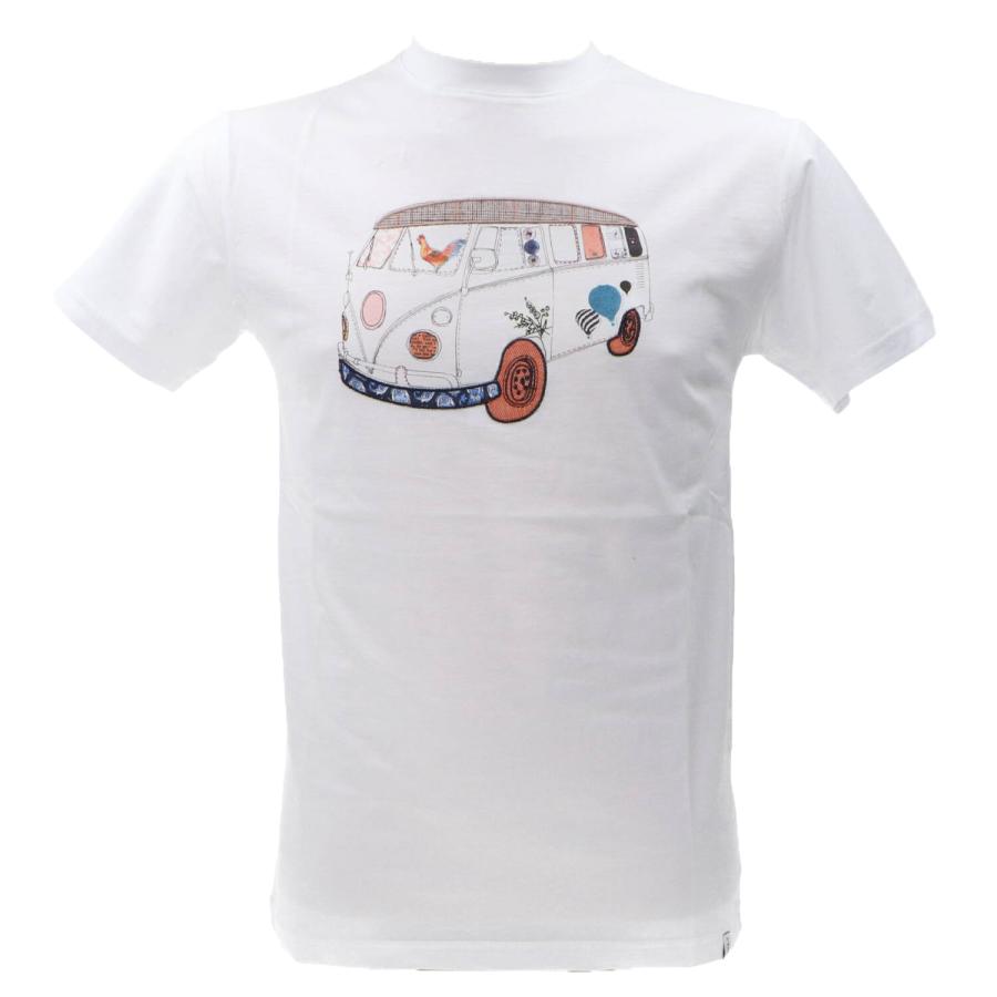 Over D T-shirt Paricollo grafica OE1S2S4T Bianco  1
