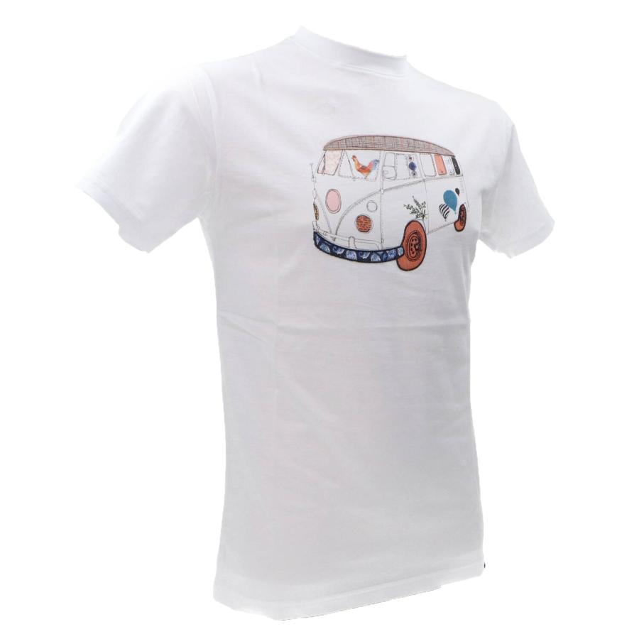 Over D T-shirt Paricollo grafica OE1S2S4T Bianco  2