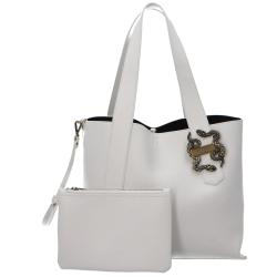 Borse a spalla Range new iconic snakes Bianco