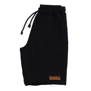 24EDS54485 BERMUDA IN FELPA Nero