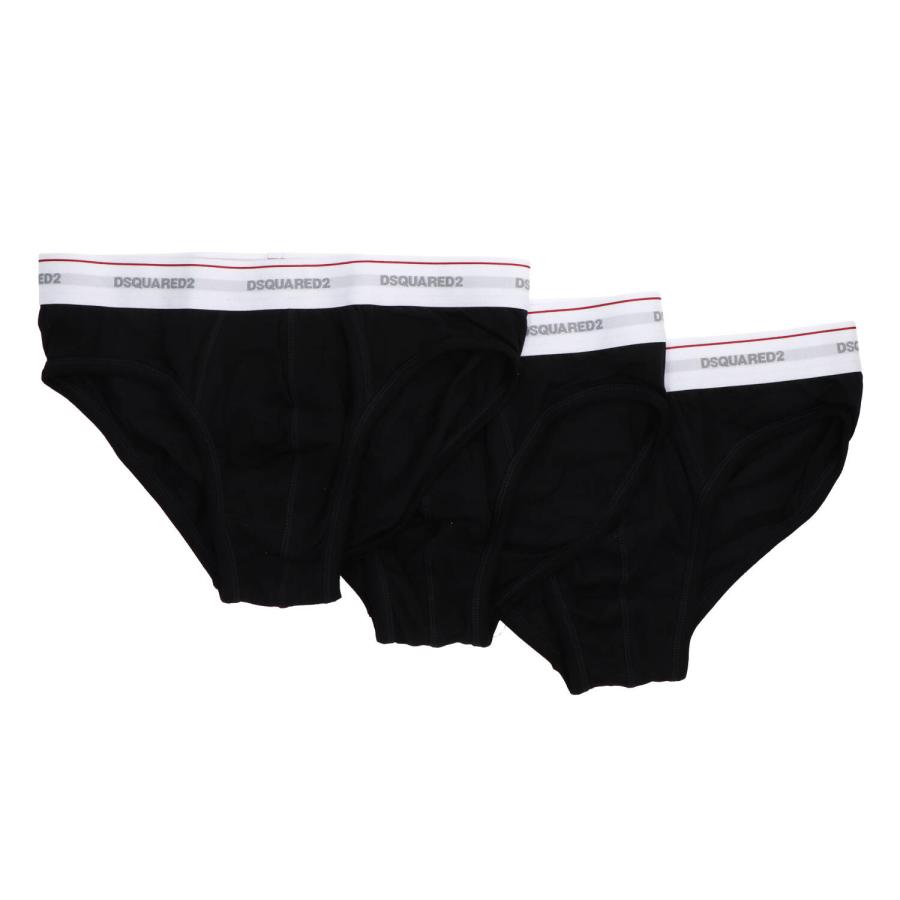 Dsquared2 Intimo DCX610040 BRIEF TRI-PACK Nero 2