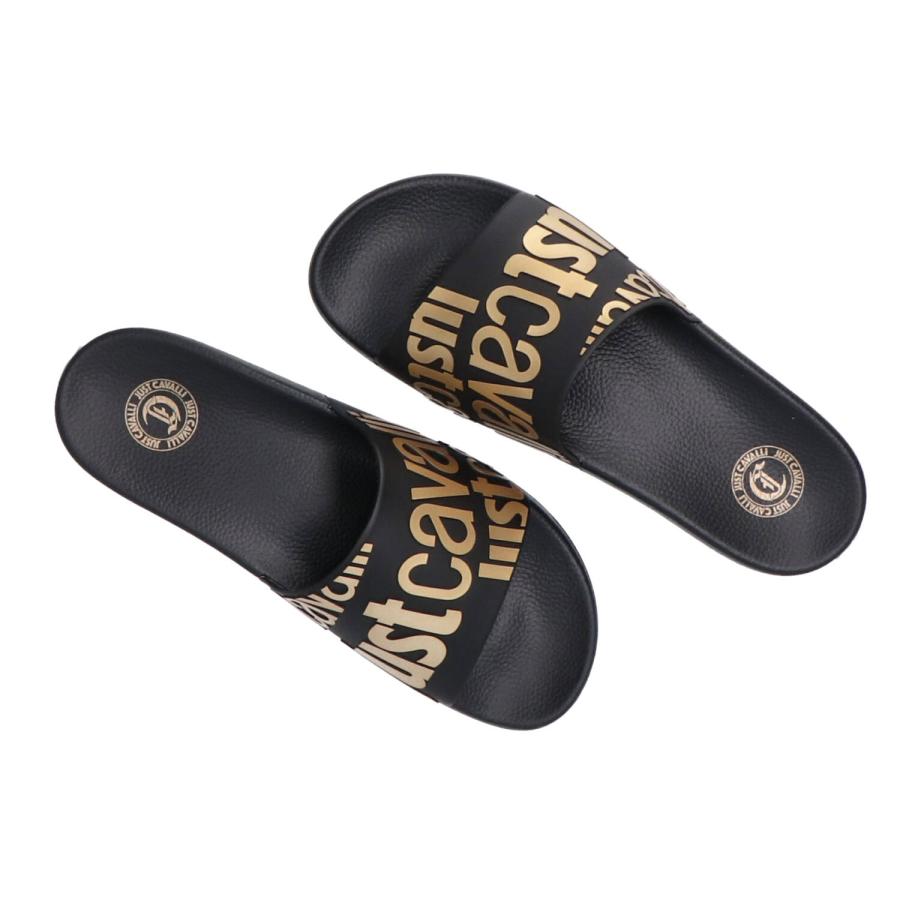 Just Cavalli Scarpe mare FONDO POOL DIS.1 Nero Oro 5