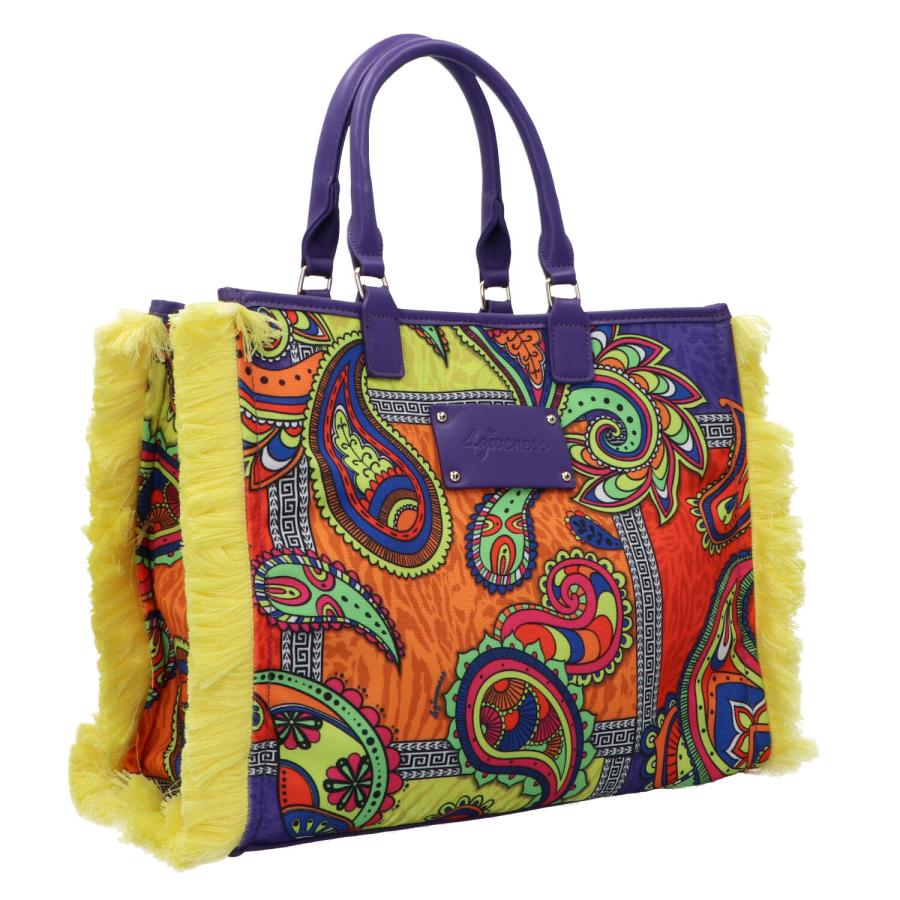 4giveness Borse a spalla Promo cartapaglia ricamo FGAW3723 Multicolore 2