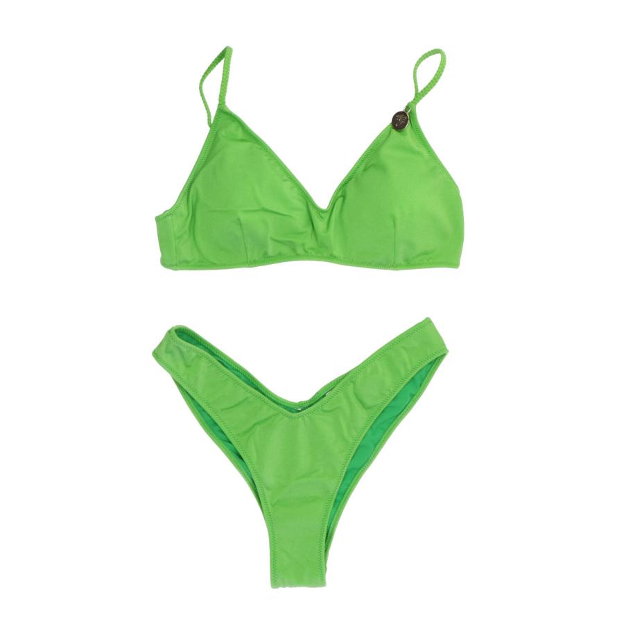 4giveness Costume BIKINI TOP E SLIP SHINY 3622 Verde 1