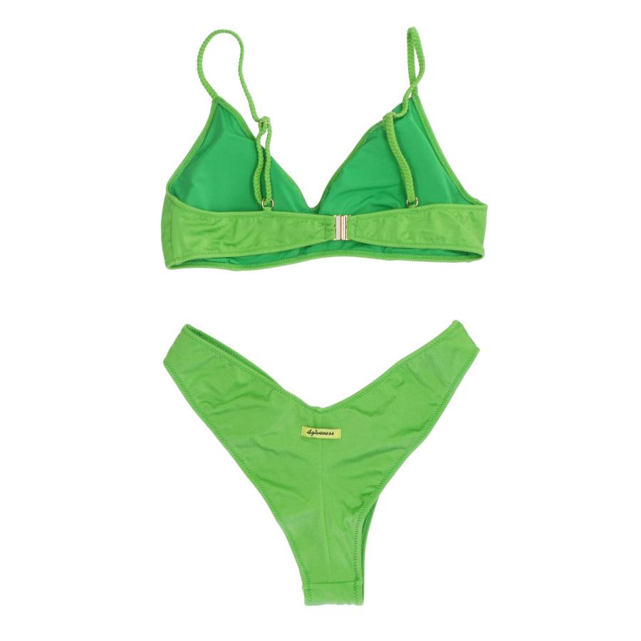 4giveness Costume BIKINI TOP E SLIP SHINY 3622 Verde 4