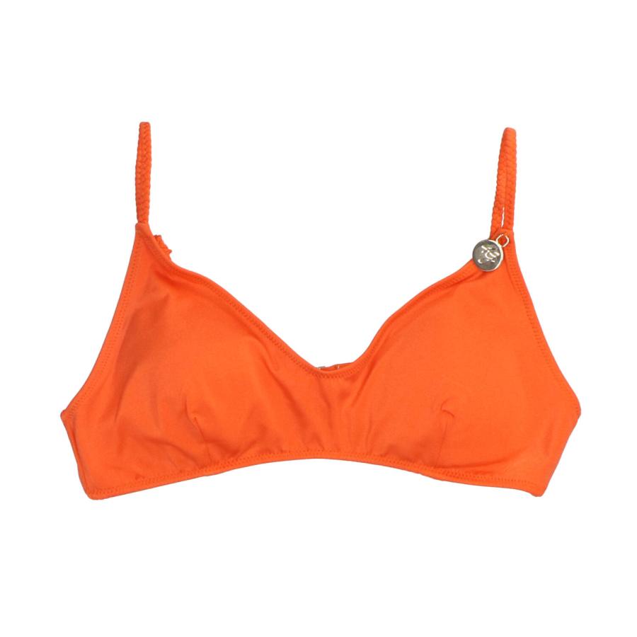 4giveness Costume BIKINI TOP E SLIP SHINY 3622 Arancione 2