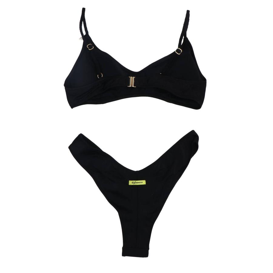 4giveness Costume BIKINI TOP E SLIP SHINY 3622 Nero 4