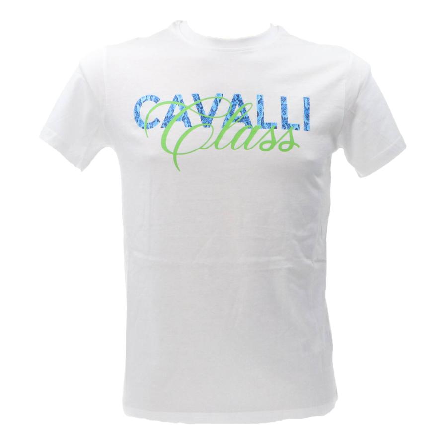 Just Cavalli T-shirt CAVALLI CLASS  Bianco Azzurro 1