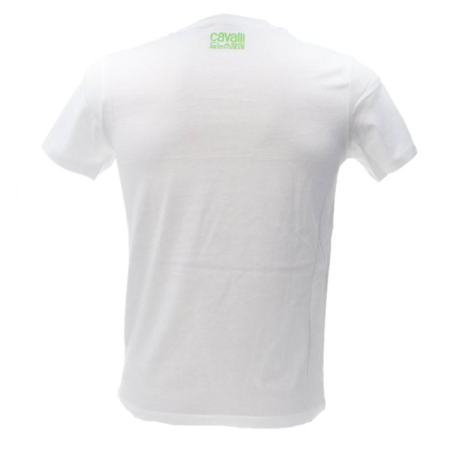 Just Cavalli T-shirt CAVALLI CLASS  Bianco Azzurro 3