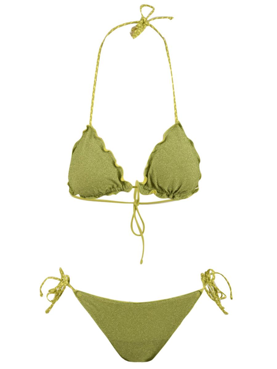 4giveness Costume Triangolo e slip FGBW3580 Verde 1
