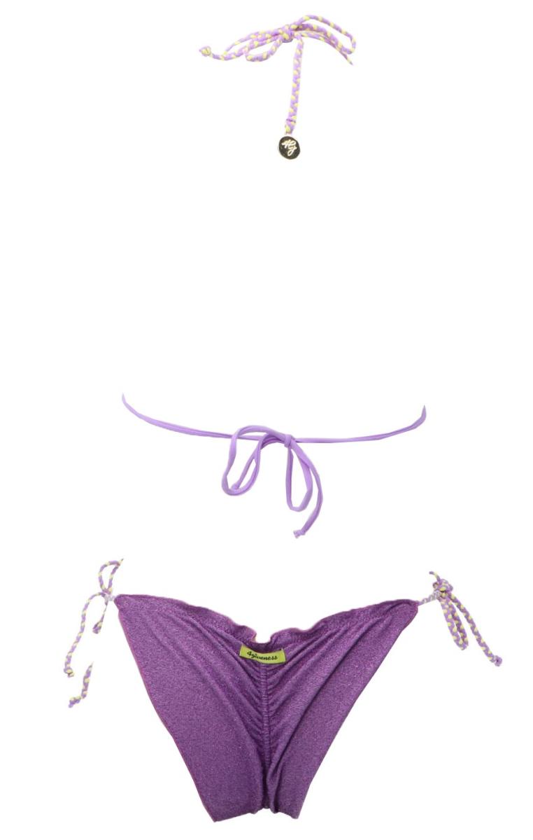 4giveness Costume Triangolo e slip FGBW3580 Viola 2