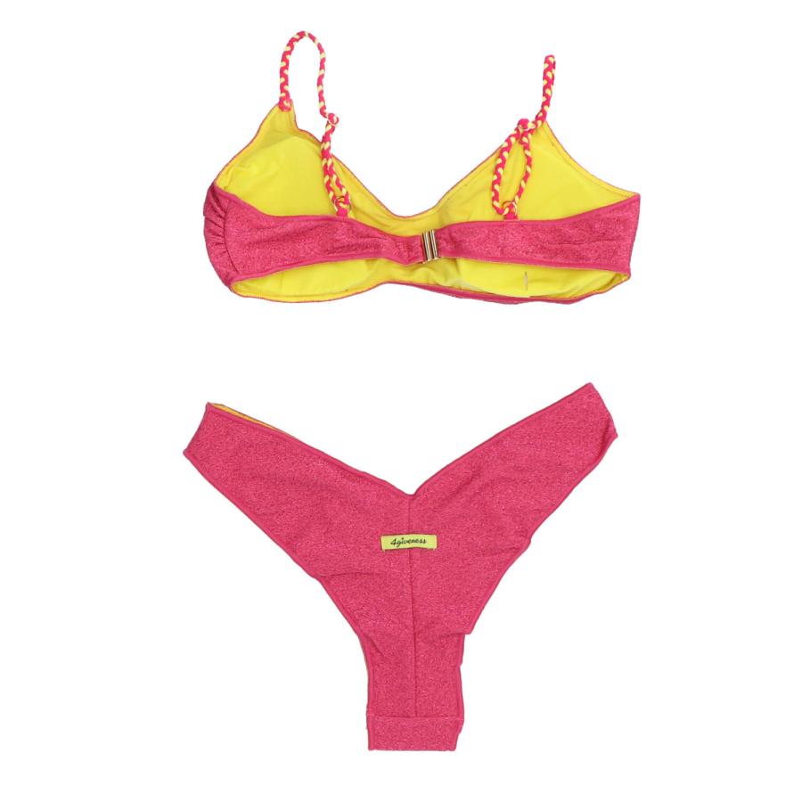 4giveness Costume Bikini top e slip FGBW3582 Fucsia 2