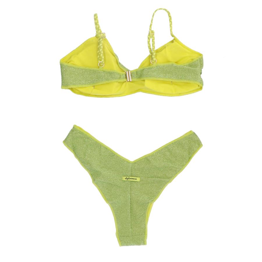 4giveness Costume Bikini top e slip FGBW3582 Verde 2