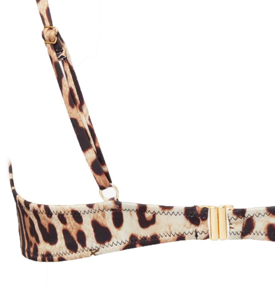 4giveness Costume Bikini top e slip echange FGBW3814 Marrone leopardato 2
