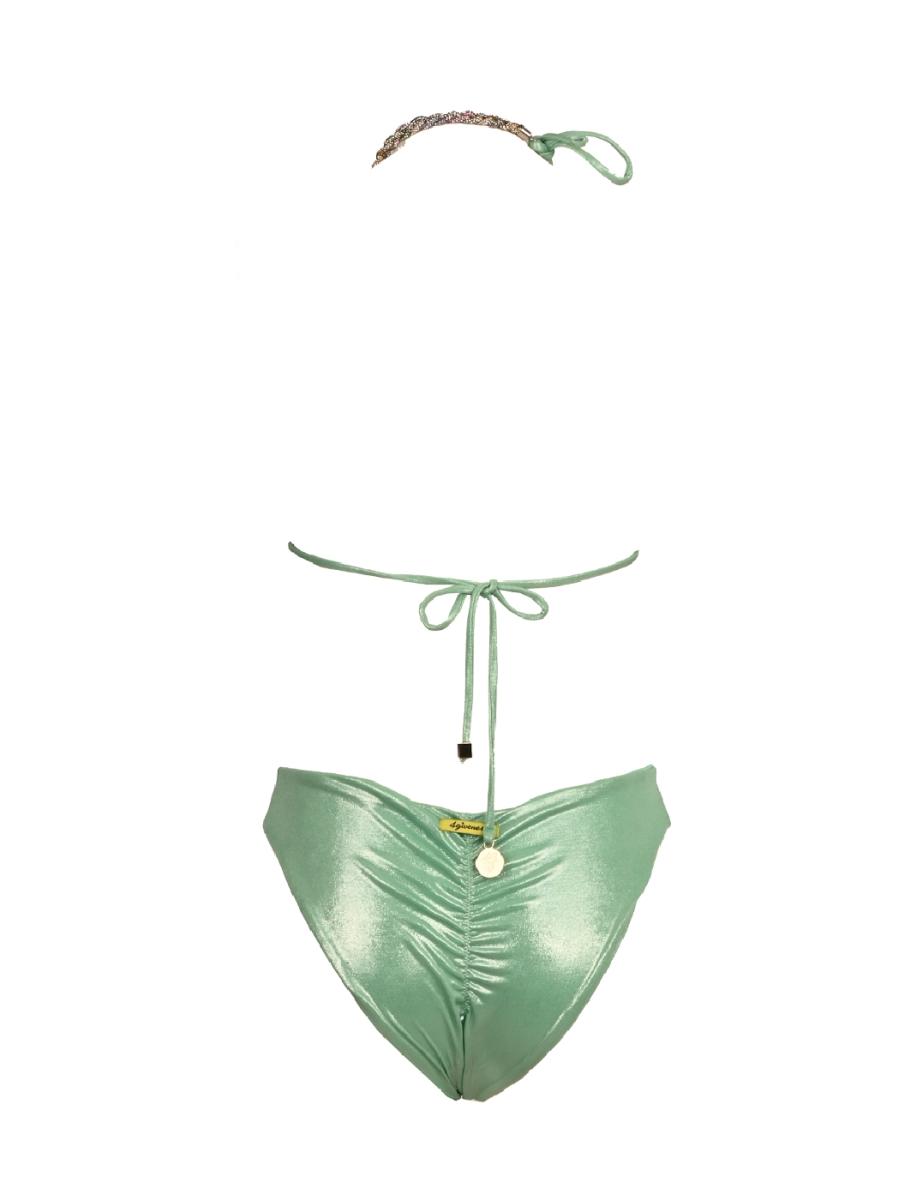 4giveness Costume Bikini triangolo e slip FGBW3747 Verde Acqua 2