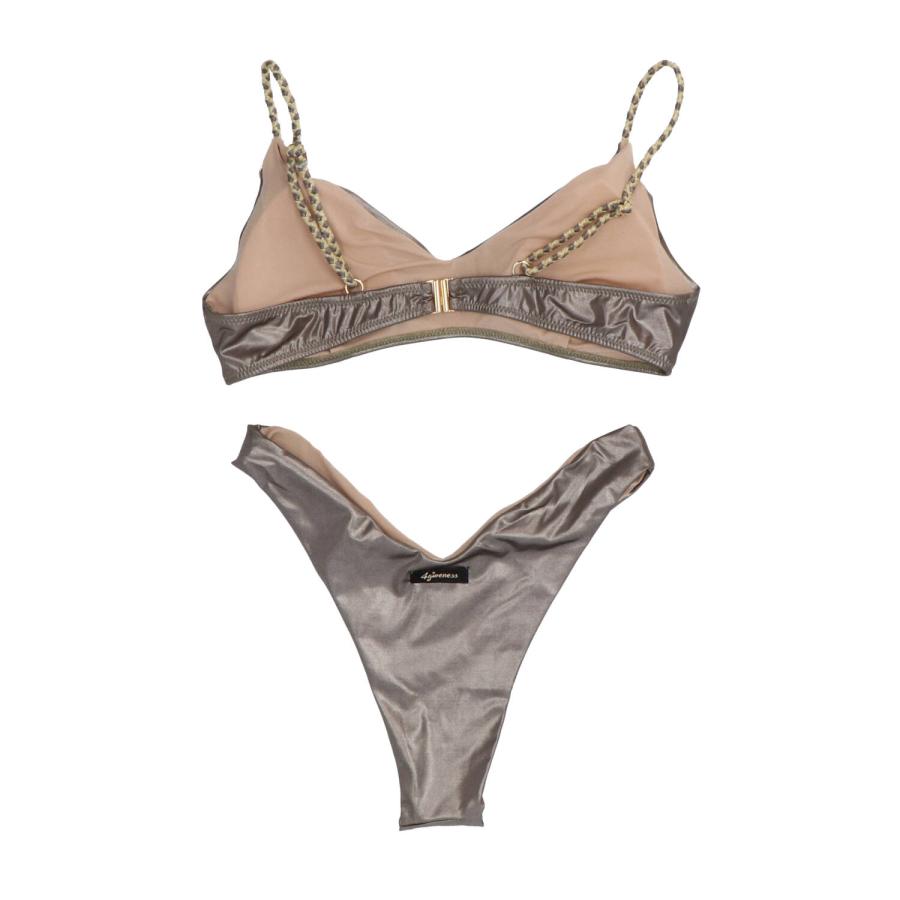 4giveness Costume Bikini top slip FGBW3758 Marrone Bronzo 2