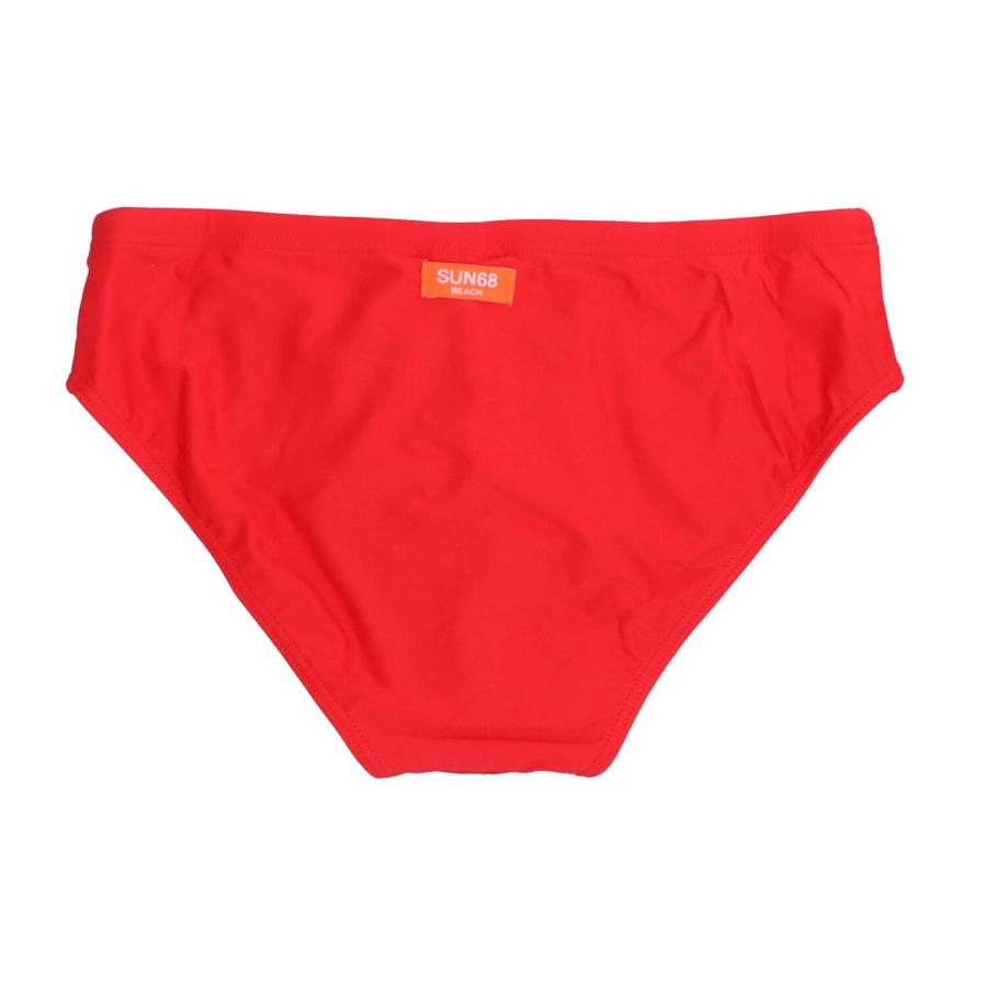Sun 68 Costume H33101 SLIP BEACH SOLID Rosso 2