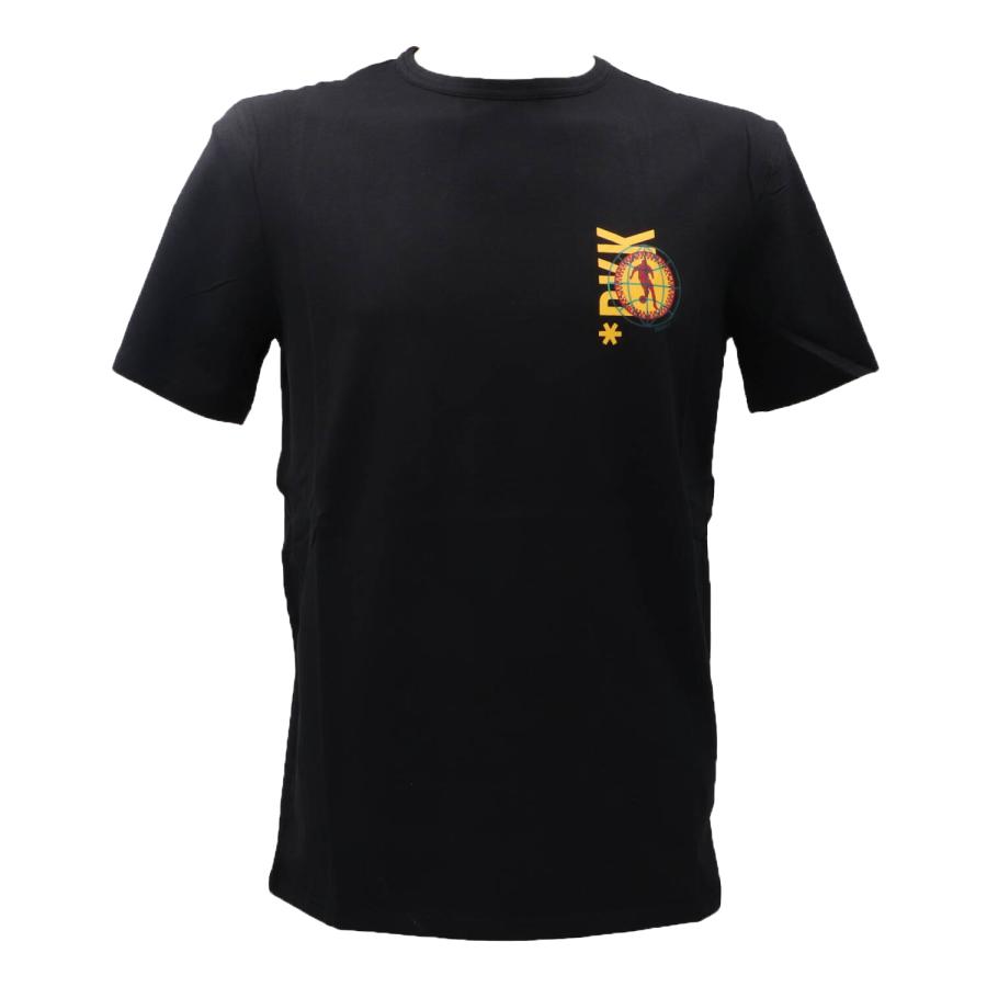 Bikkembergs T-shirt CREW NECK   Nero Giallo 1