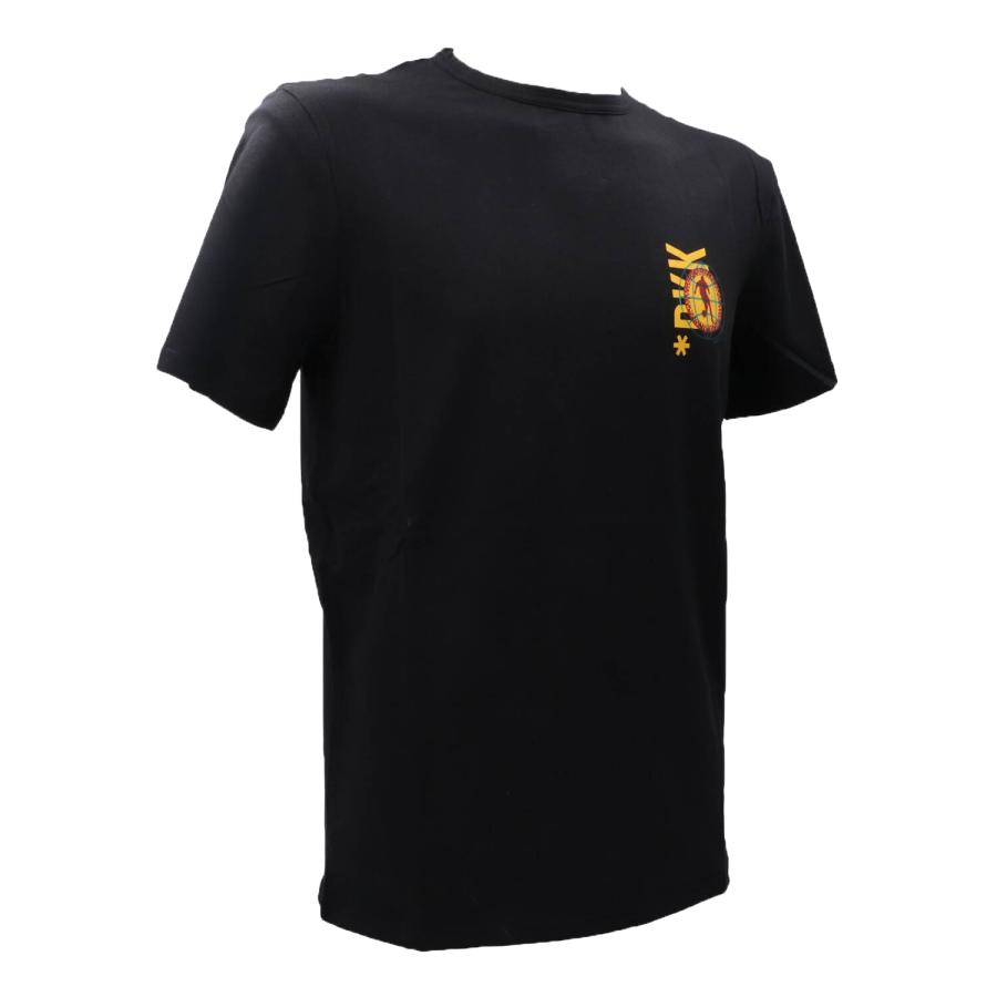 Bikkembergs T-shirt CREW NECK   Nero Giallo 2