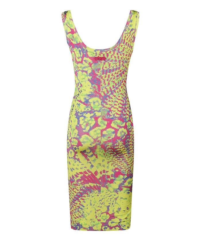 Versace Vestiti M ORGANZINO PRINT ANIMALIER Multicolore 2